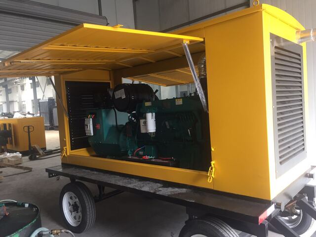 200KW Weichai Mobile Trailer Diesel Generator Set