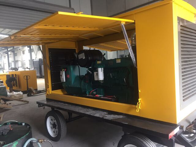 200KW Weichai Mobile Trailer Diesel Generator Set