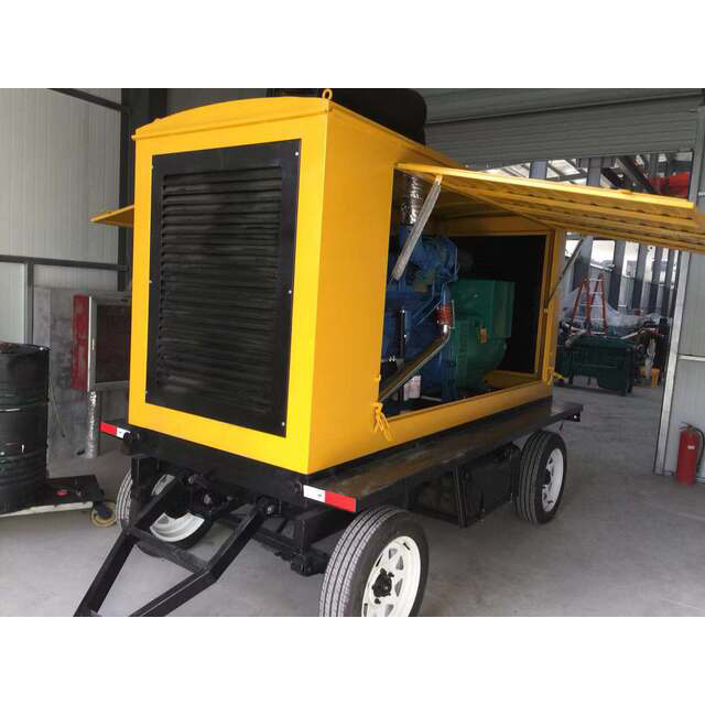 120KW Mobile Trailer Diesel Generator Set